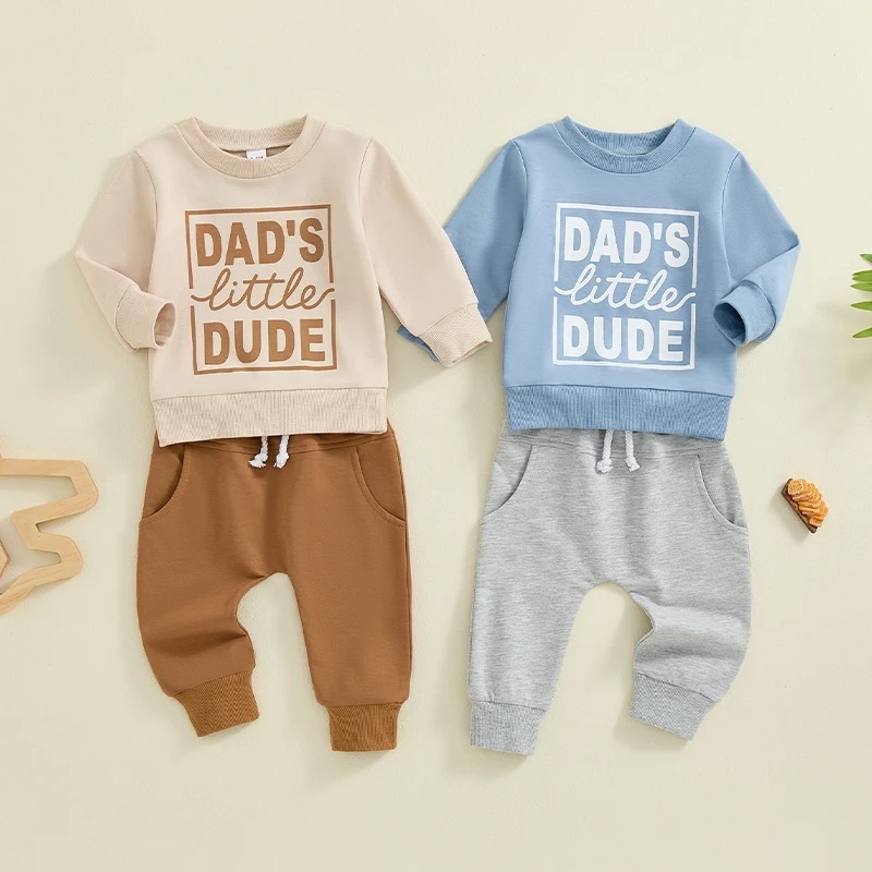 156b2185-8467-45b2-a7ee-d98b20bf67be.jpg Children's Printing Letter Pullover Sweatshirt Suit