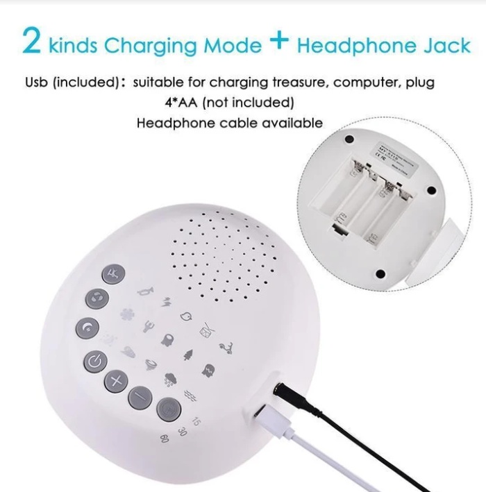 2242316453707-1.jpg White Noise Machine for Baby Sleeping & Relaxation - Image 6