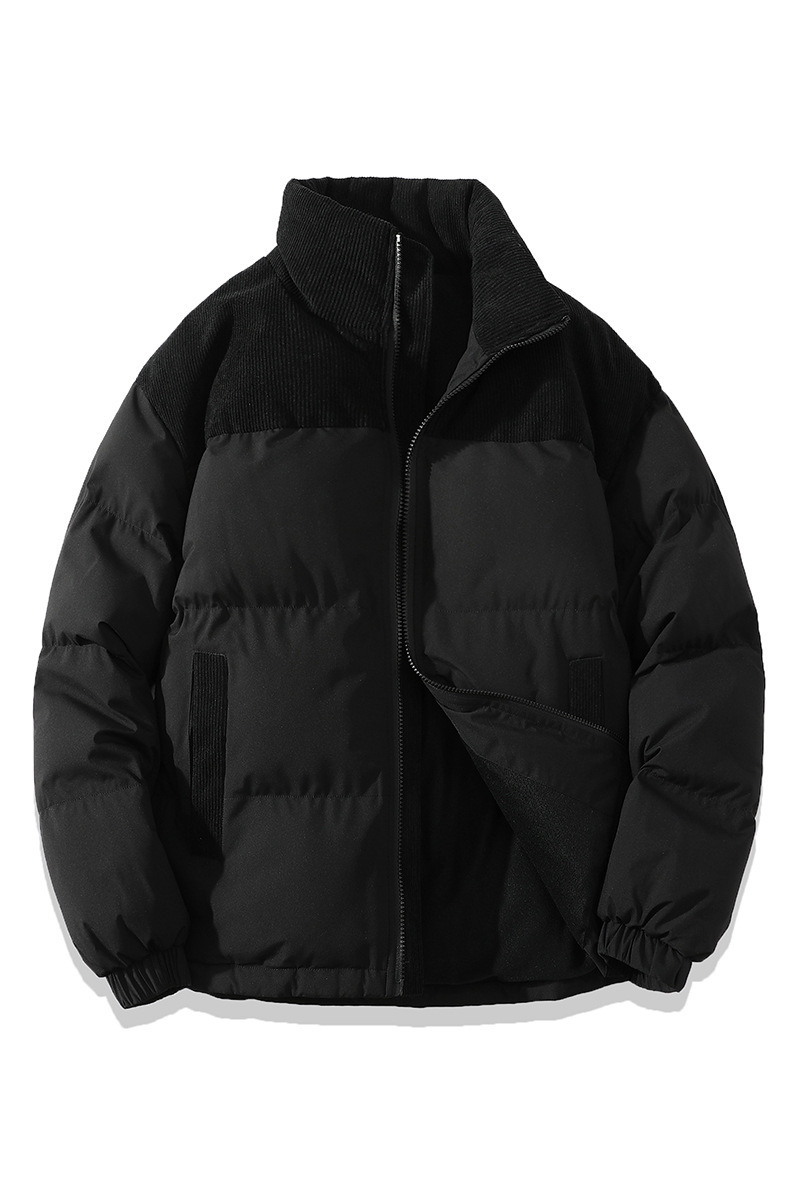 34fbcefc-f31e-4f33-bdfe-641f84001f75-1.jpg Winter Stand Collar Contrast-colored Coat Cotton Padded Jacket For Men Women Clothing - Image 7