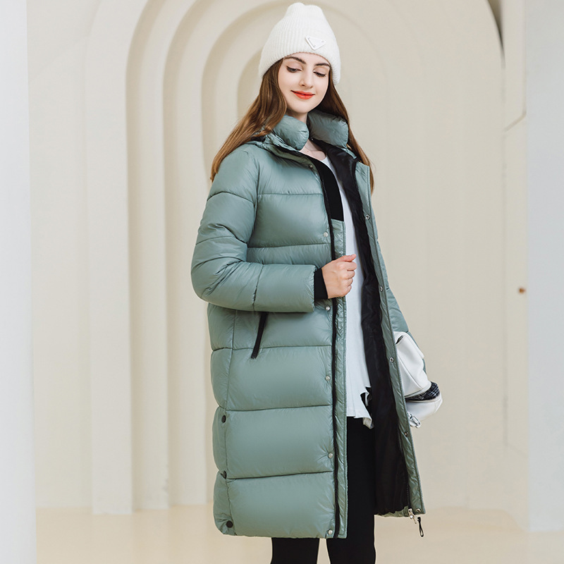 42effb1b-58f9-46be-a216-bc2699350718.jpg Winter Warm Hooded Coat With Pockets Fashion Simple Long Cotton Jacket Solid Color Outwear Women's Clothing - Image 4