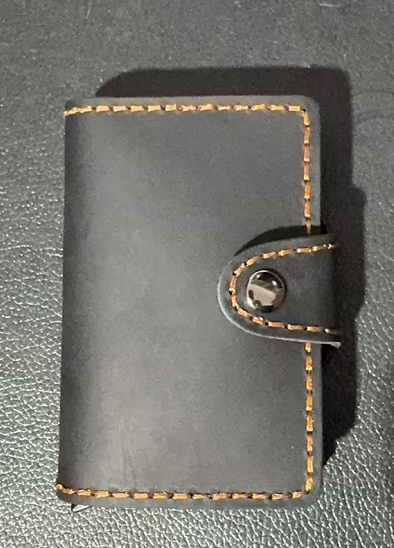 525aabef-aceb-44a8-9ac1-c206931117d7-1.jpg Vintage Leather Crazy Horse Leather Card Holder - Image 7