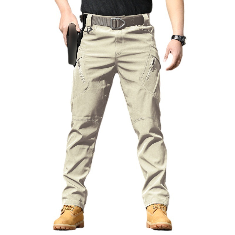 53b56e34-7fb7-41d5-abd7-442f909c1467.jpg Tactical Outdoor Stretch Overalls Loose Soft Shell Pants Waterproof - Image 5