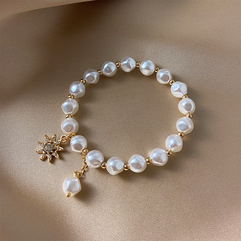 8ec49c58-7c52-49d2-8972-cb2570cbf717.jpg Alloy Beads Retro Simple Double Layers Loving Heart Pearl Bracelet - Image 10